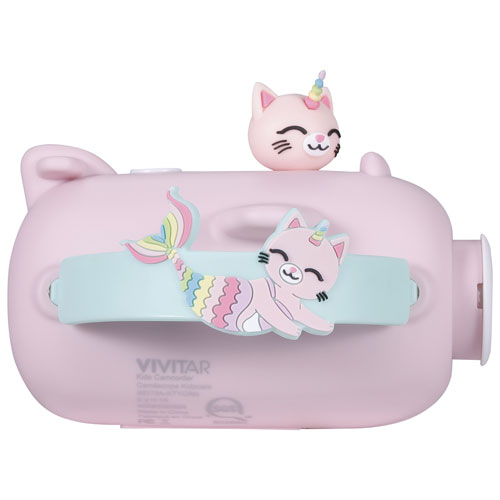 Vivitar KidsTech Flash Memory Camcorder - Pink - Only at Best Buy