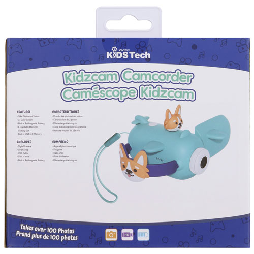Vivitar KidsTech Flash Memory Camcorder - Blue - Only at Best Buy