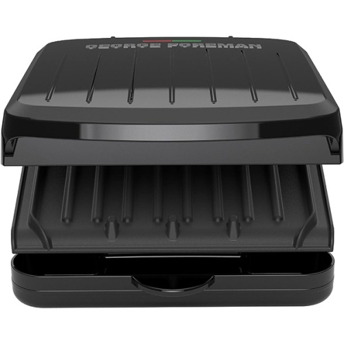 George Foreman 2-Serving Classic Plate Electric Indoor Grill Black