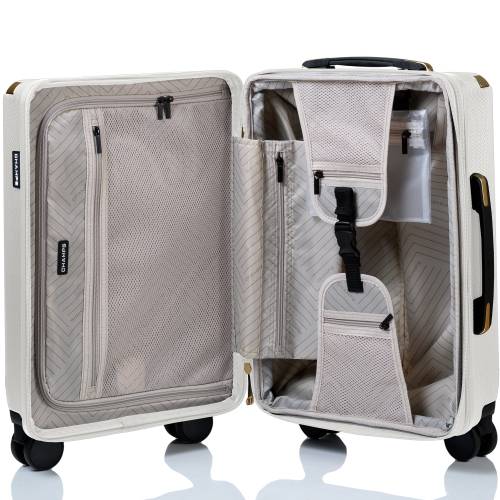 CHAMPS Luxe II Collection - 3-piece Hard Side Luggage set