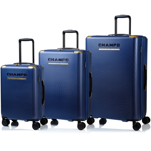 Ensemble de 3 valises rigides de la collection luxe II de CHAMPS