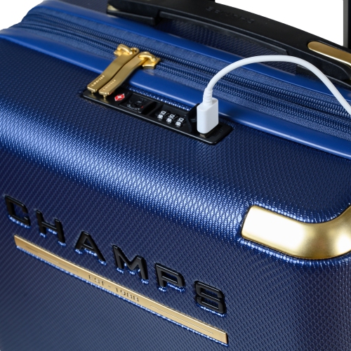 Ensemble de 3 valises rigides de la collection luxe II de CHAMPS