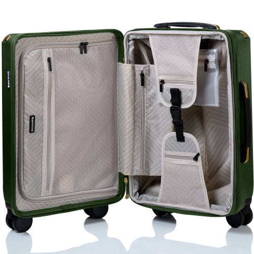 CHAMPS Luxe II Collection - 3-piece Hard Side Luggage set