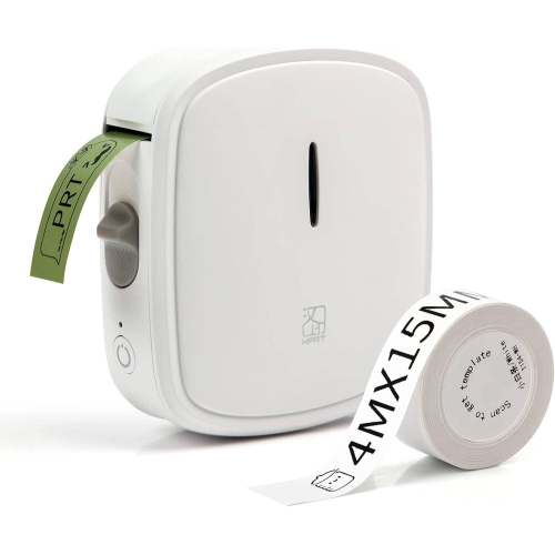 Label Makers Machine Wireless Built-in Cutter Portable Bluetooth Label Printer for Home, Office, Business & Organization, Compatible with