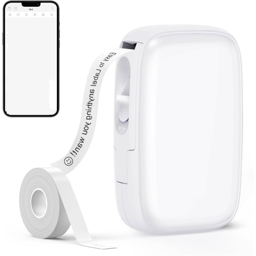 Label Printer Label Makers Mini Bluetooth Wireless Labeler Label Maker Machine Multiple Templates Available Label Printer for Home Office Kitchen