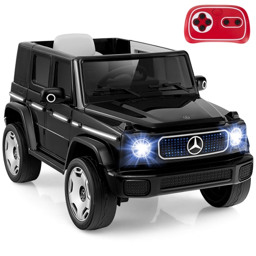 Costway Licensed Mercedes-Benz EQG Kids Ride On Car with Remote Control Detachable Battery
