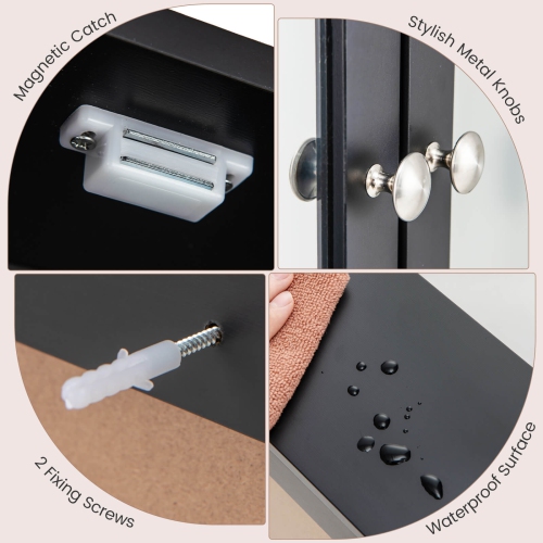 Costway Wall Mount Mirror Cabinet