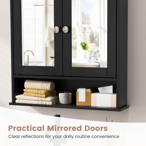 Costway Wall Mount Mirror Cabinet