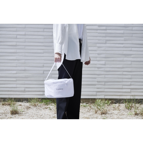 Circulateur d'air portatif sans fil pliable CF-ECL1010WH de CUCKOO avec moteur BLDC, 4 modes vent et 12 vitesses, 4.850&nbsp;mAh, autonomie jusqu'à