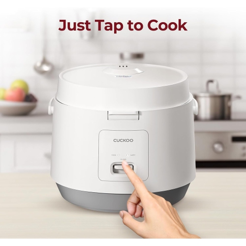 CUCKOO CR-1095 10-Cup Basic Rice Cooker and Warmer with Nonstick Inner Pot, Switch Press
