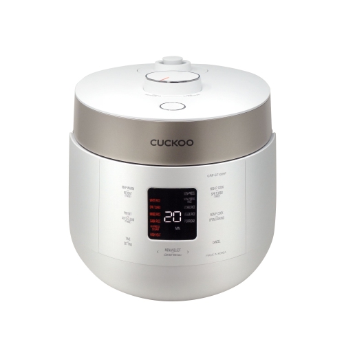 CUCKOO  Crp-St1009Fw 10-Cup Twin Pressure Rice Cooker & Warmer With Nonstick Inner Pot, 16 Menu Options, 3 Voice Guide, Auto Clean (White) If you aren't great with technology or appliances, I would stay away