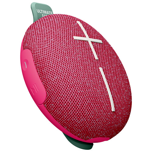 Haut-parleur miniature sans fil portatif Bluetooth étanche MINIROLL d'Ultimate Ears - Rose apaisant