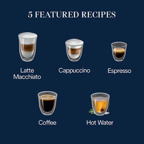 Machine à espresso entièrement automatique Magnifica Start de De'Longhi - Noir