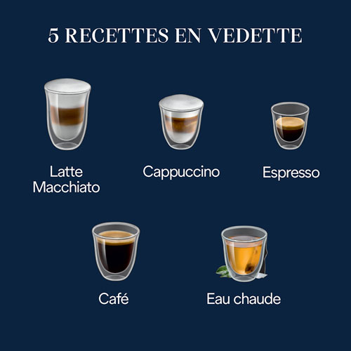 Machine à espresso entièrement automatique Magnifica Start de De'Longhi - Noir