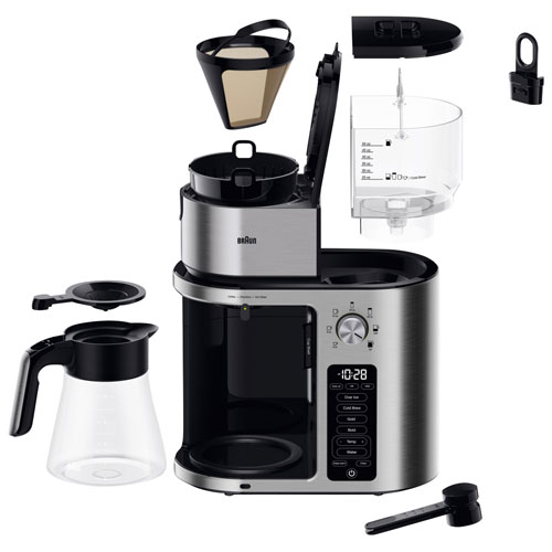 Cafetière à filtre MultiServe de Braun - 10 tasses - Noir