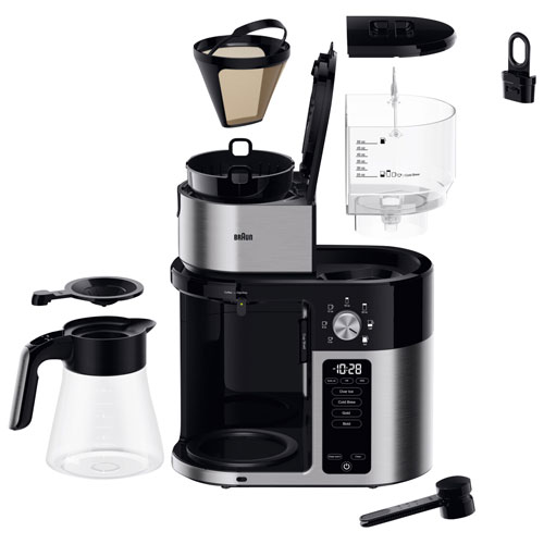 Cafetière à filtre MultiServe Plus de Braun - 10 tasses - Noir