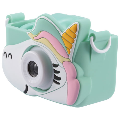 Appareil photo numérique à zoom optique 4x 3 Mpx Kidstech Kidzcam de Vivitar - Sarcelle - Exclusivité Best Buy