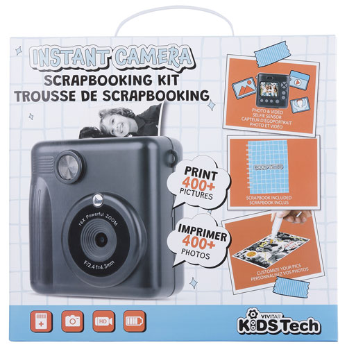 Trousse avec appareil photo instantané KidzCam de Vivitar - Exclusivité Best Buy