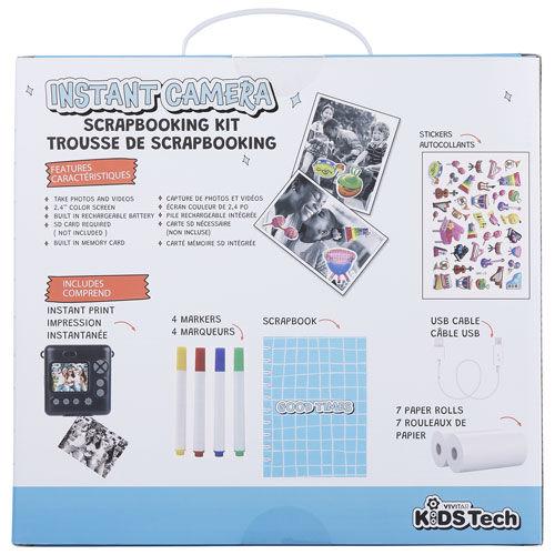 Trousse avec appareil photo instantané KidzCam de Vivitar - Exclusivité Best Buy