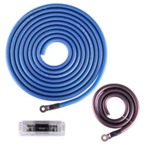 Trousse de câblage pour amplificateur 2000&nbsp;W à 1/0 ADF de calibre SKAR0ANL ADF de Skar Audio