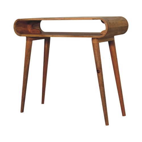 Console en bois massif Amaya style nordique d'Artisan Furniture au fini marron