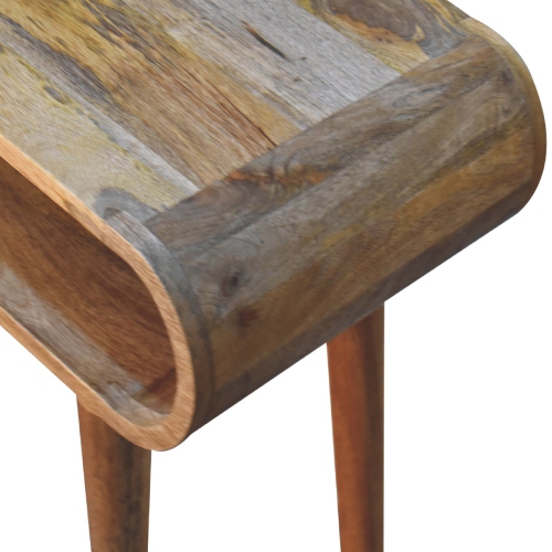 Console en bois massif Amaya style nordique d'Artisan Furniture au fini marron