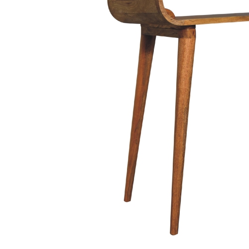 Console en bois massif Amaya style nordique d'Artisan Furniture au fini marron