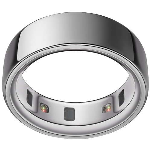 Oura Ring 4 Sleep & Fitness Smart Ring - Silver - Size 4