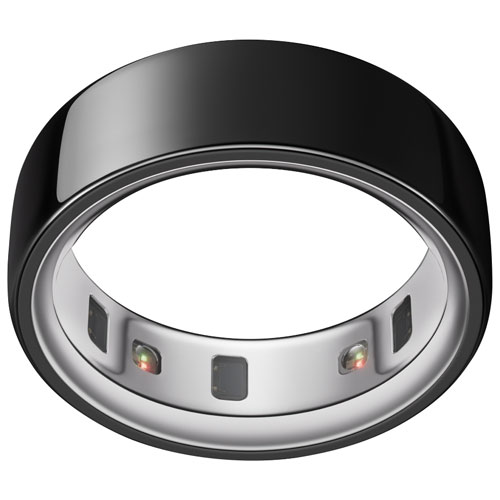 Oura Ring 4 Sleep & Fitness Smart Ring - Black - Size 8