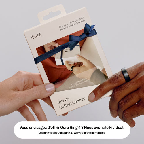 Anneau intelligent de sommeil et de mise en forme Ring 4 d'Oura - Doré - Taille 12