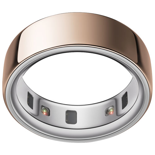 Anneau intelligent de sommeil et de mise en forme Ring 4 d'Oura - Rose doré - Taille 6