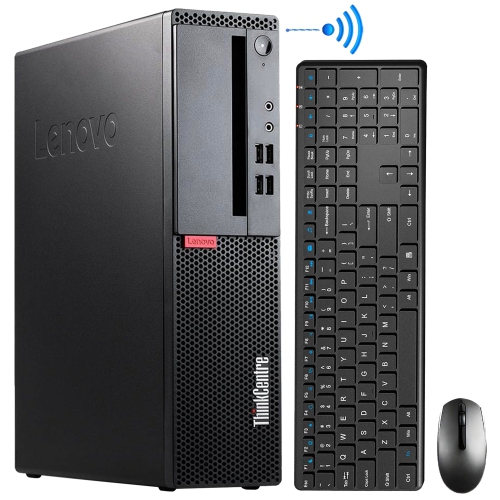Refurbished - Desktop Computer Lenovo PC ThinkCentre M710s SFF | New 24 inch FHD Monitor | Windows 11 Pro | Intel i5 | 16GB DDR4 RAM | 1TB SSD | WiFi