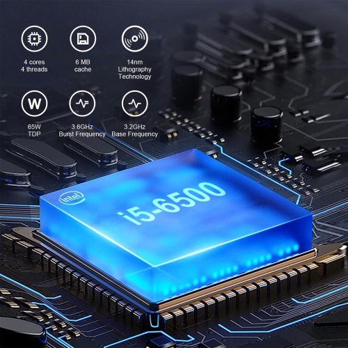 Refurbished - Desktop Computer Lenovo PC ThinkCentre M710s SFF | New 24 inch FHD Monitor | Windows 11 Pro | Intel i5 | 16GB DDR4 RAM | 1TB SSD | WiFi