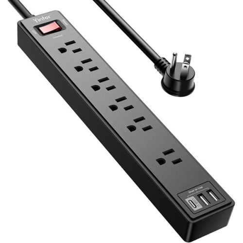 Yintar – Rallonge pour barre d’alimentation 4&nbsp;cm 6ft, 36,6 x 10,8 pi, noir