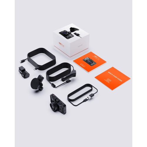 Open Box - VANTRUE X4S Duo 4K+1080P Front and Back Car Dashboard Camera, 24H Parking Mode, G-Sensor, Superior Night Vision, WDR