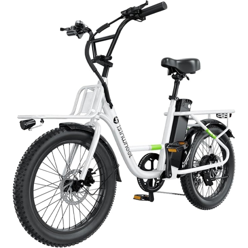 Vélo électrique de U7 adultes d'Isinwheel - Blanc