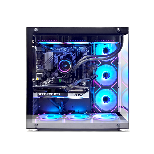 Ordinateur de jeu d'UNIWAY avec Ryzen7 5800X NVIDIA RTX 5070, DLSS 4 - Performance alimentée par l'IA, SSD 1&nbsp;To NVMe, RAM 32&nbsp;Go,