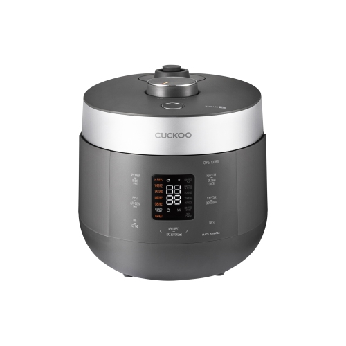 CUCKOO CRP-ST0609FG 6-Cup Twin Pressure Rice Cooker & Warmer with Nonstick Inner Pot, 16 Menu Options, 3 Voice Guide, Auto Clean