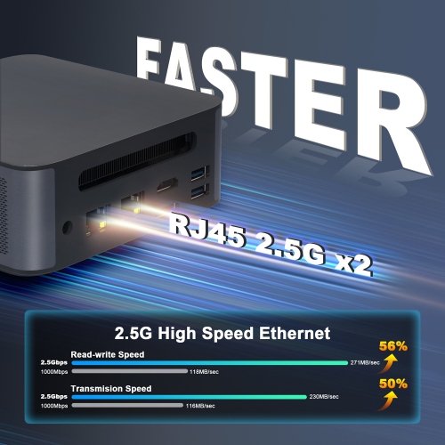 SAMCO GT01-790 Mini PC Intel Core i7-11390H 32GB 1TB SSD Windows 11 Pro