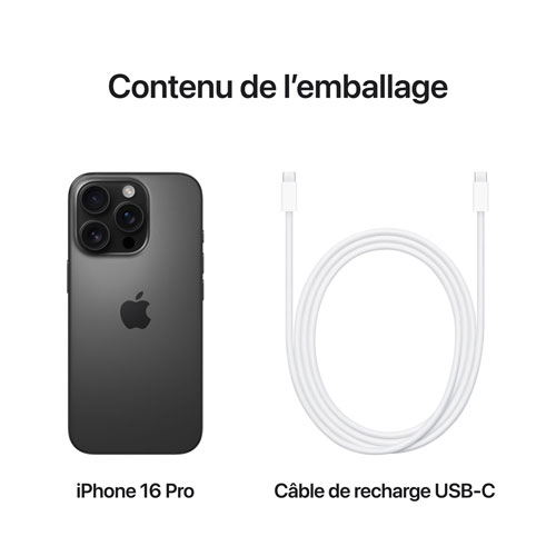 Apple iPhone 16 Pro 1TB - Black Titanium - Unlocked