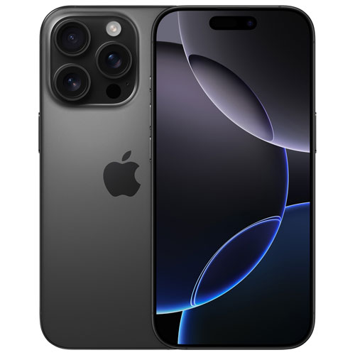 iPhone 16 Pro de 512 Go d'Apple - Titane noir - Déverrouillé