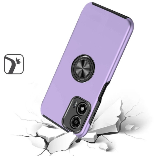 [CS] Étui en anneau invisible avec béquille magnétique hybride pour Moto G Stylus 5G 2023 de Motorola, violet