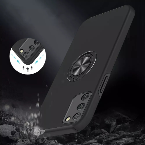 [CS] Hybrid Magnetic Kickstand Invisible Ring Case Cover for Samsung Galaxy A03S, Navy