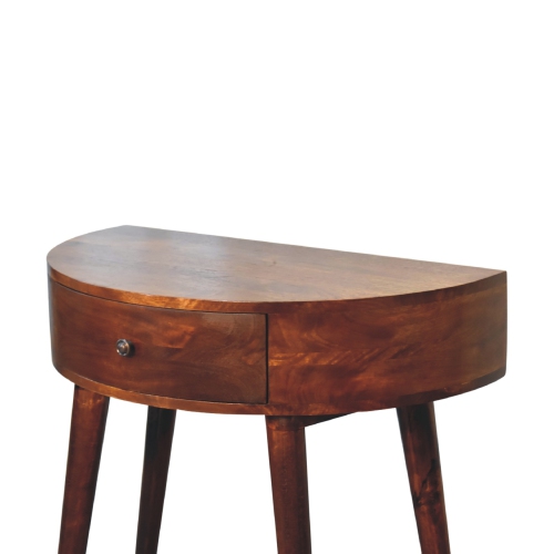 Artisan Furniture Solid Wood Odyssey Console Table In chestnut finish