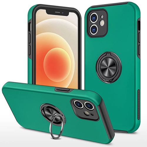 [CS] Étui avec béquille magnétique hybride invisible pour iPhone 12 Mini, vert