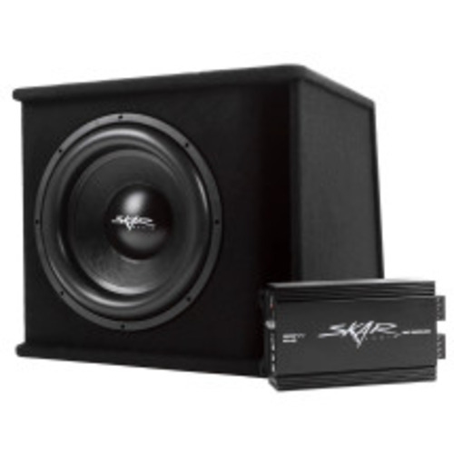 Skar Audio BNDLE-SDR-1X15D2 Single 15" 1,200 Watt SDR Series Complete Subwoofer Package with Vented Enclosure and Amplifier