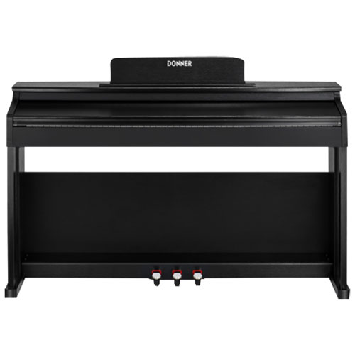 Donner DDP-100 88-Key Weighted Action Digital Piano with Stand - Black