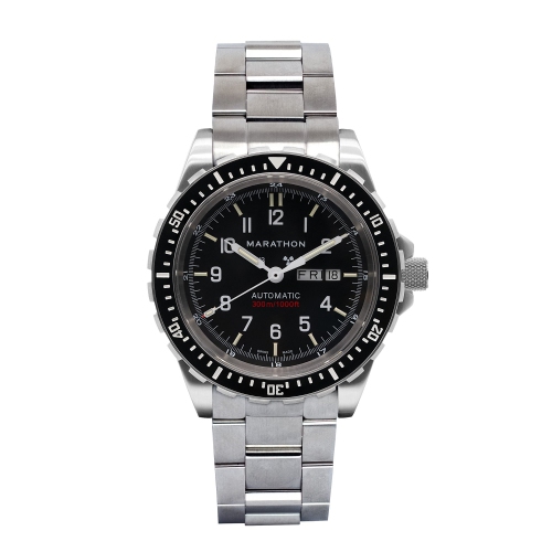 MARATHON -Jumbo Day/date Automatic (Jdd) With Stainless Steel Bracelet With The  Clasp 46Mm