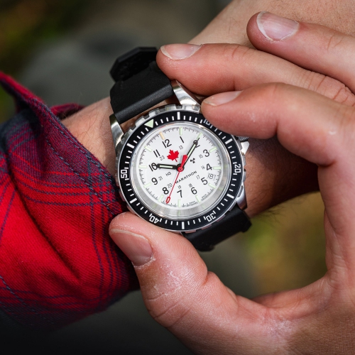 MARATHON- Arctic Red Maple Large Diver's Automatic 41mm