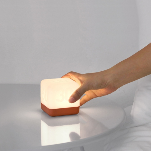 YOULIGHTS  Led Cube Night Light for Kids And Adults, Flip Timer Night Lamp USB Rechargeable Baby Nursery Night Light for Breastfeeding, Movable Light